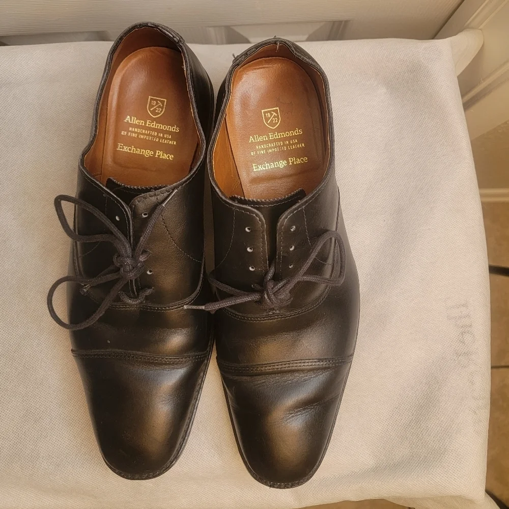 Allen Edmonds Boulevard Cap Toe Dress Shoe Size11